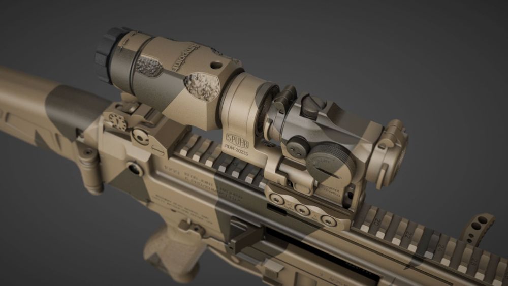 Red Dot Sight with Magnification Module