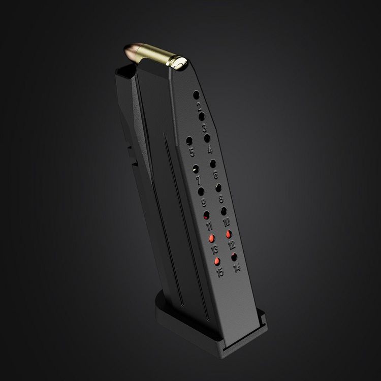 Steel magazine with anti-friction coating
